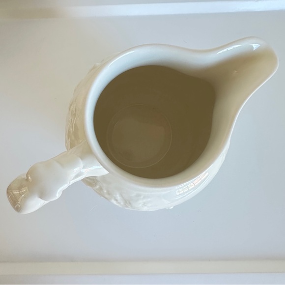 Wedgwood Vintage Pitcher Devonshire Hound Dog Handle Jug Creamware - Picture 9 of 15